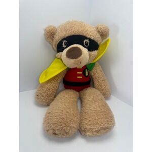 Gund DC Comics Robin Teddy Bear Plush Superhero Tan Red Yellow 12 Inch 4061367